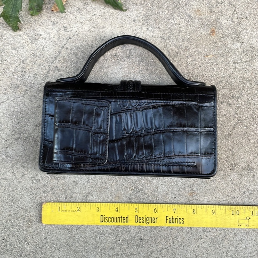 Leather, Reptile Skin Pattern, Rectangular, One H… - image 5